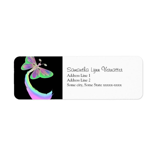 Papillon luttant sur Black By : Mendi (Devant)