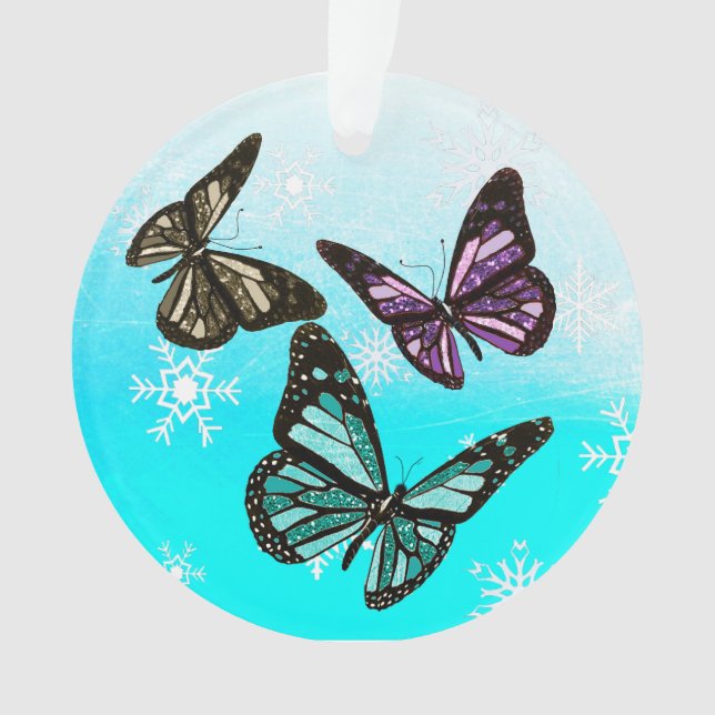 Papillon Message personnel Garde de Noël (devant)
