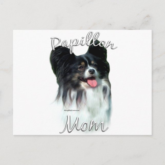 Papillon Mom 2 Postcard (Front)