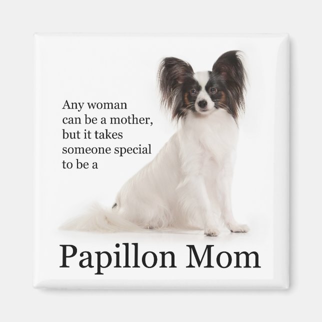 Papillon Mom Magnet (Front)