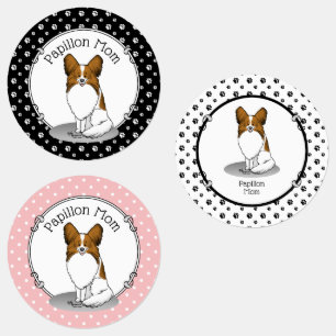 Papillon Mom Pap Mom (white & sable) Cute Dog Mom