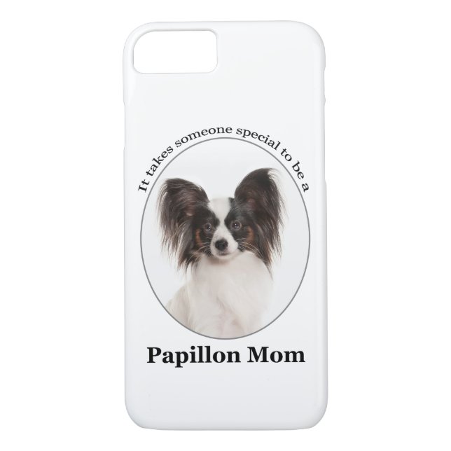 Papillon Mom Smart Phone Case (Back)