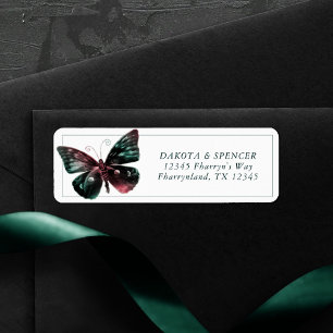Papillon Ombre Jewel Tone Green Red Adresse