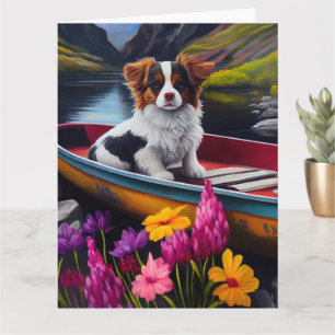 Papillon on a Paddle: A Scenic Adventure Card