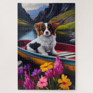 Papillon on a Paddle: A Scenic Adventure Jigsaw Puzzle