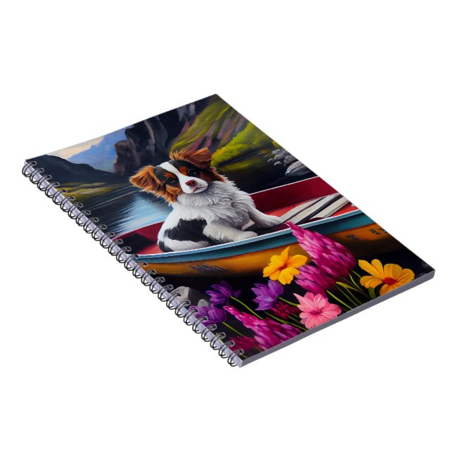 Papillon on a Paddle: A Scenic Adventure Notebook (Right Side)
