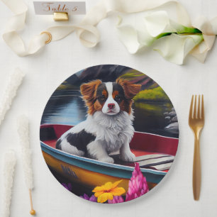 Papillon on a Paddle: A Scenic Adventure Paper Plate