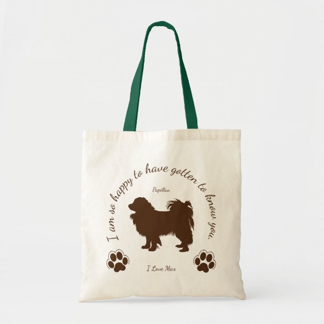 Papillon Original bag for you and your dog (Front)