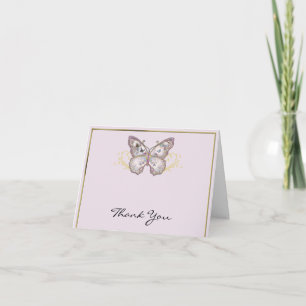 Papillon Pailleté sur Lavande Merci