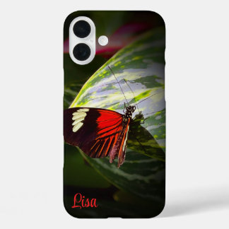 Papillon personnalisé sur un coque iphone Apple fe