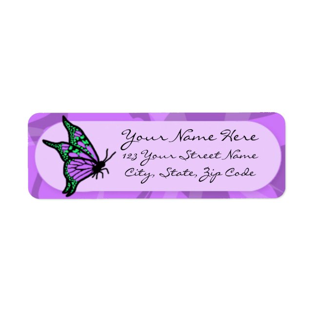 Papillon pourpre (Devant)