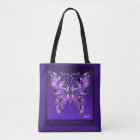 Papillon pourpre 31 Sac fourre-tout