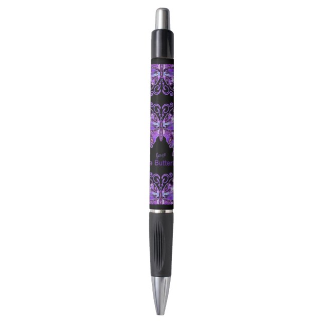 Papillon pourpre 31 Stylo (Devant (Vertical))