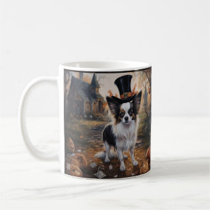Papillon Pumpkins Halloween Scary Coffee Mug