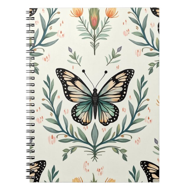 Papillon Queen Élégant Carnets spiraux (Devant)
