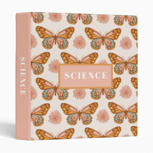 Papillon rétro été Sujet 3 Classeur