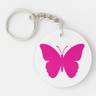 Papillon Rose Chaud Fille Acrylique