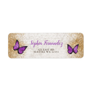 Papillon rouge Vintage Rustique