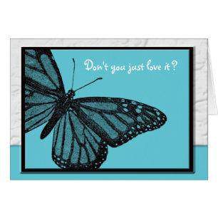 Papillon secret de bleu de copain