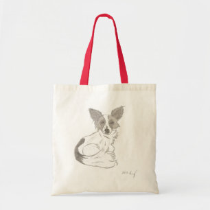 Papillon Sketch Tote Bag