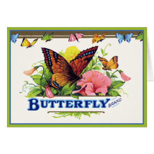 Papillon sur Petunias