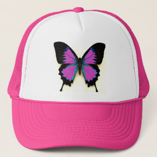 Papillon sur un casquette