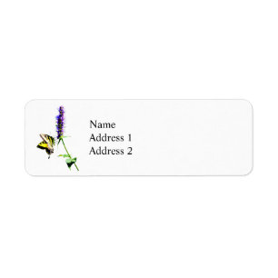 Papillon Tigre sur Salvia Pourpre