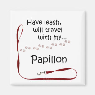 Papillon Travel Leash - Magnet