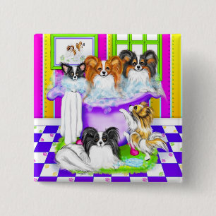 Papillon Tub Full 2 Inch Square Button