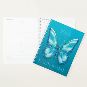 Papillon turquoise