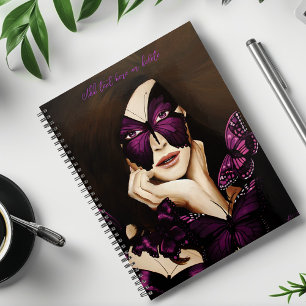 Papillon Violet Mascarade Femme Élégante Fantaisie