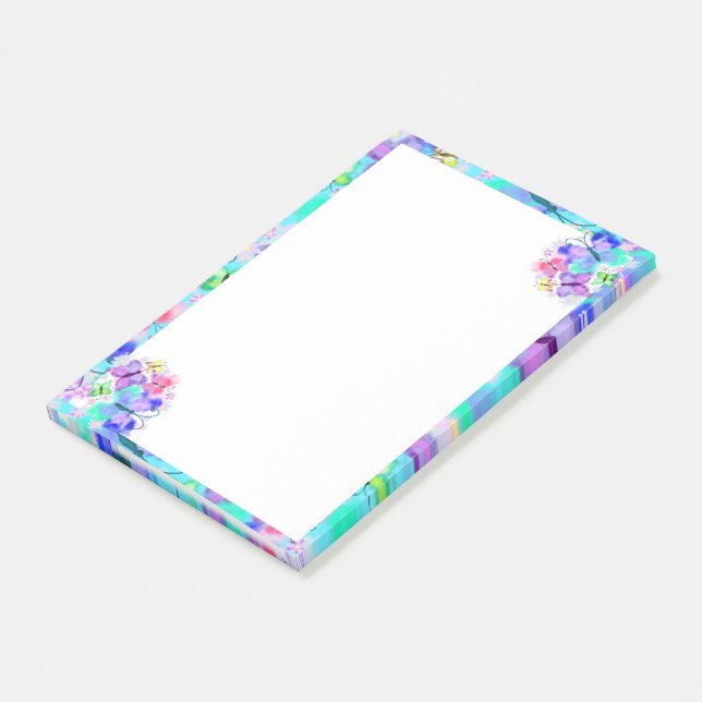 Papillon volant coloré Post-it® Notes (Incliné)