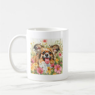 Papillon Watercolor Mug – Dog Lover Gift