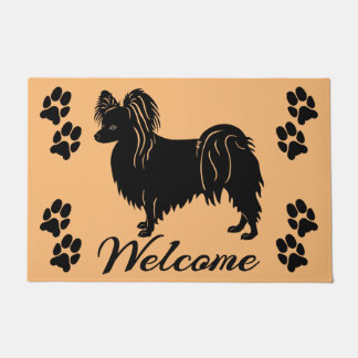 Papillon Welcome Doormat