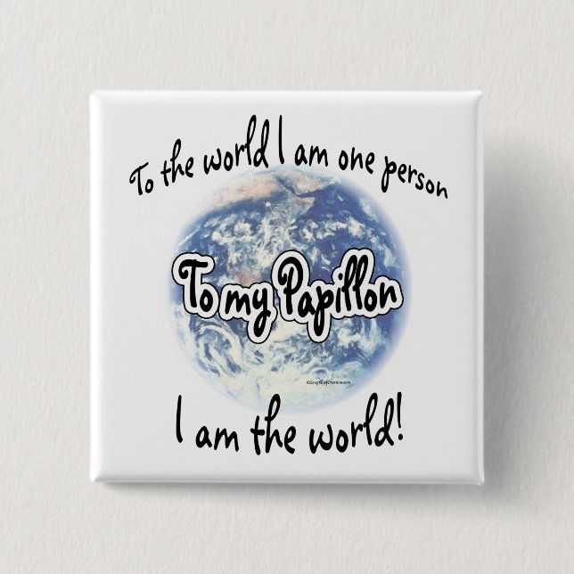 Papillon World 2 - Button (Front)