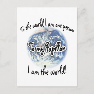 Papillon World 2 Postcard