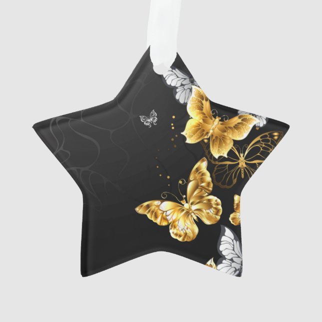 Papillons blancs et dorés (dos)