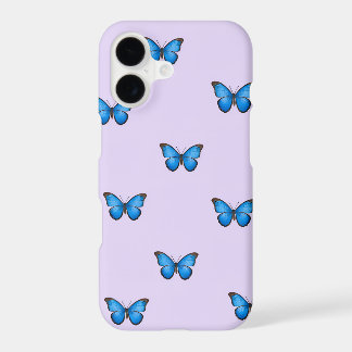 Papillons bleus et noirs