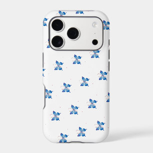 Papillons bleus infinis : symbole de l'amour Achem