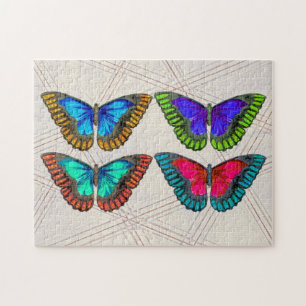Papillons colorés Art Puzzle