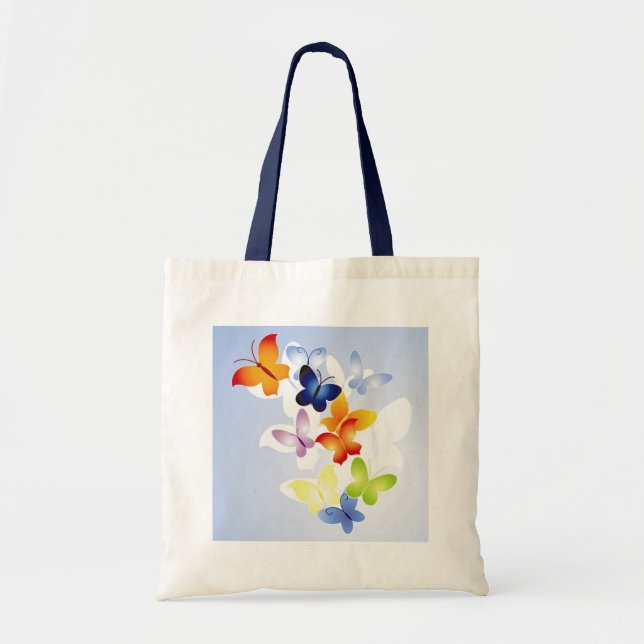 Papillons colorés - Sac (Devant)