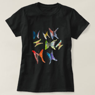 Papillons couleur aquarelle T-shirt