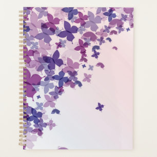 papillons dans les tons violets