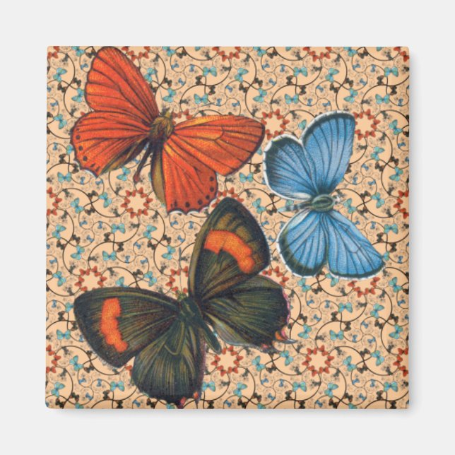 Papillons de branche Sm N'importe quel aimant de c (Devant)