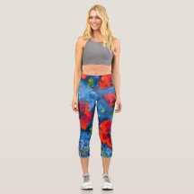Papillons de l'Alaska Capri Leggings