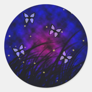Papillons de nuit autocollant