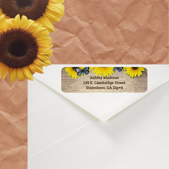 Papillons de tournesol rustiques (Créateur téléchargé)