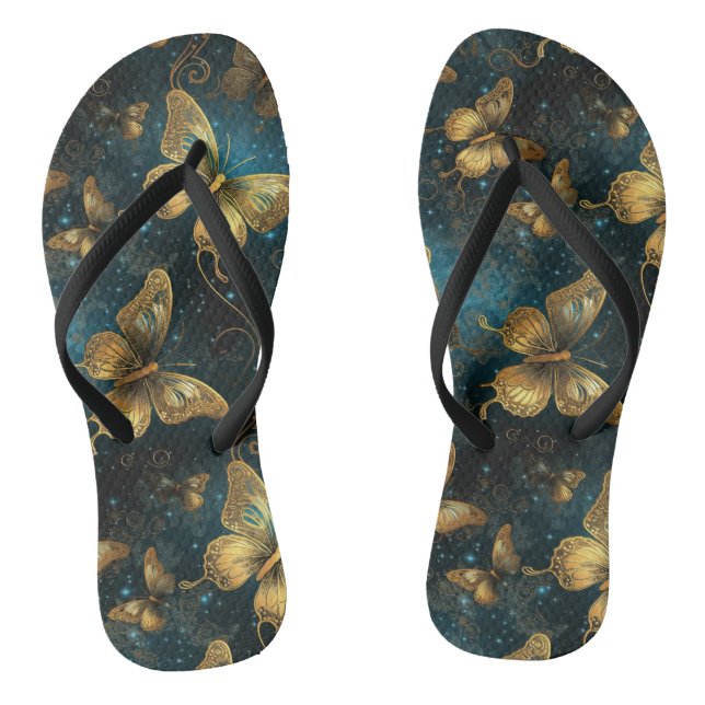 Papillons d'or Paire de tongs (Semelle)