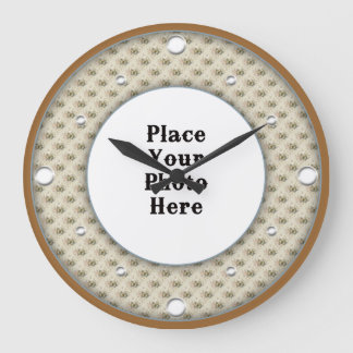 Papillons encadrez votre horloge murale photo