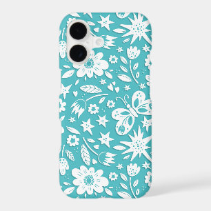 Papillons Et Fleurs Sur Aqua